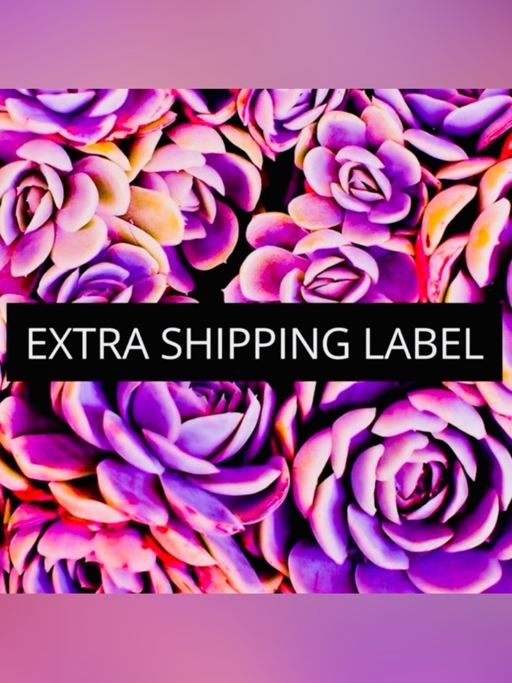Shipping label. Grab this if order over 5lbs will be split into multiple orders!